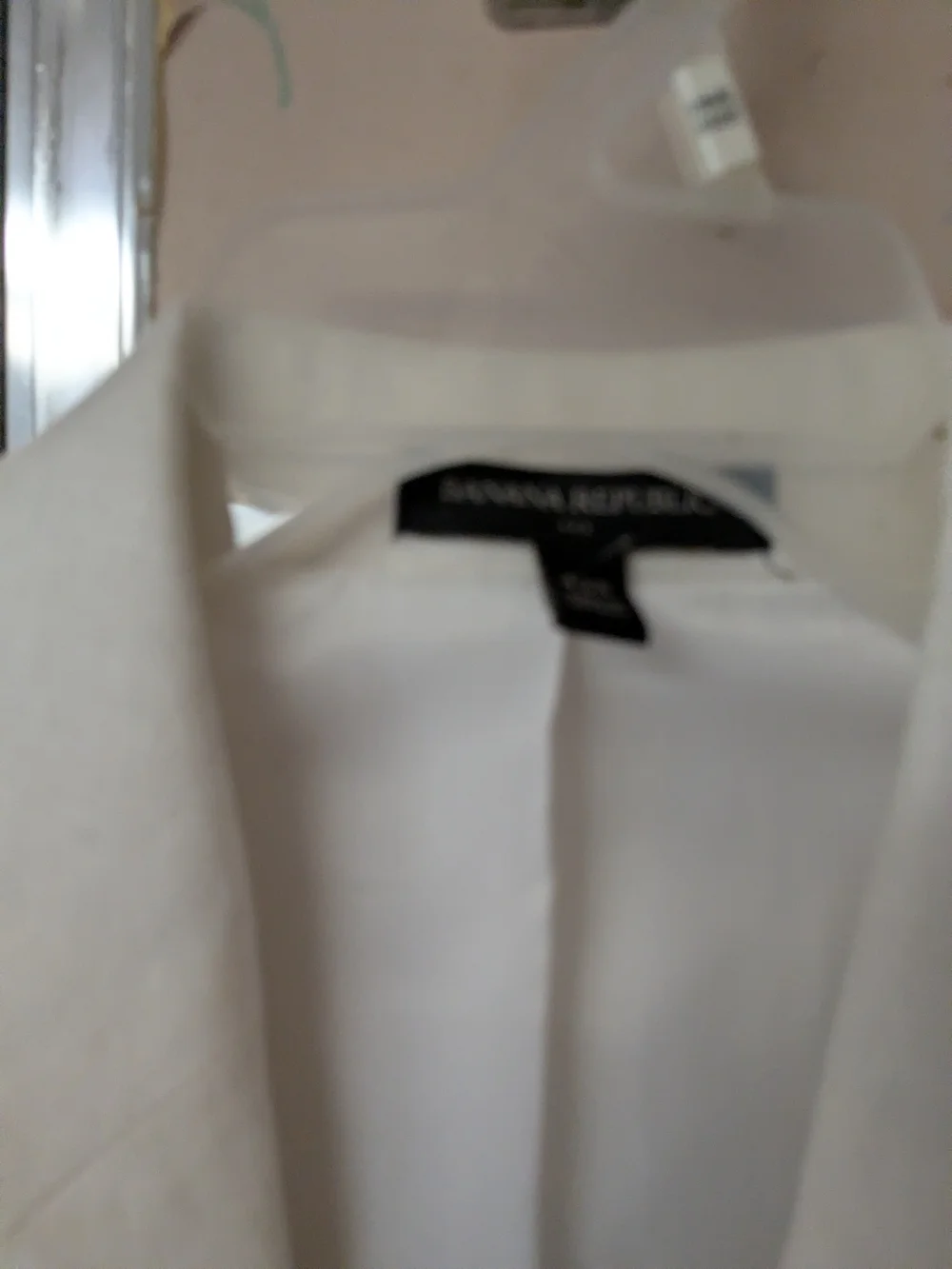 Banana Republic White Single-Button Linen Blazer Mens 42R EUC